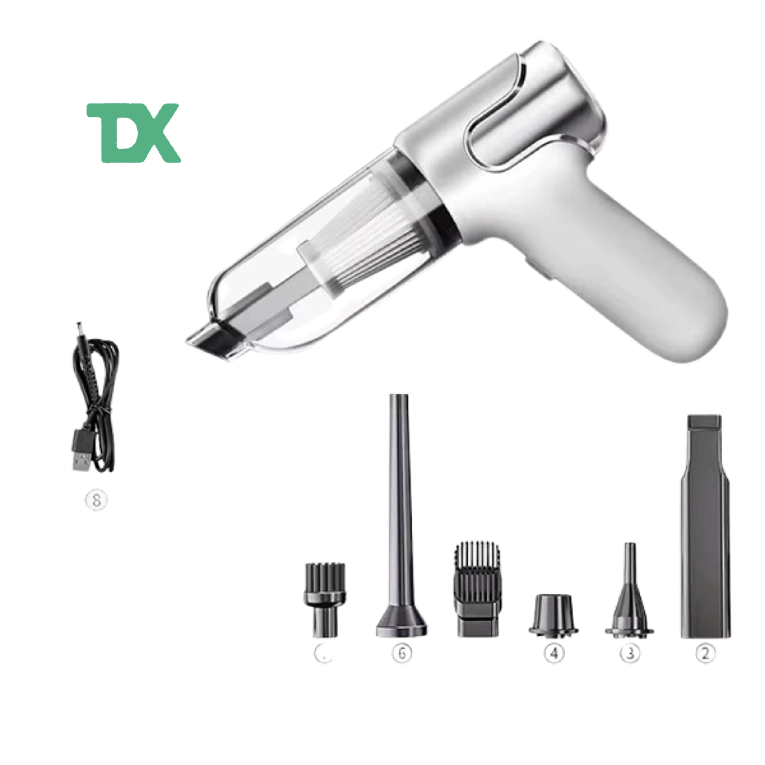 جارو شارژی دوکاره Gun Vacuum Cleaner YY031